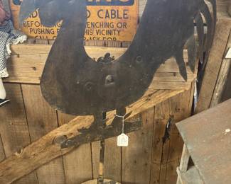 46. Blacksmith made rooster. $265