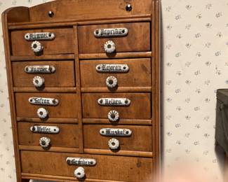 57. Large collection of spice boxes. Start or add to your own collection!