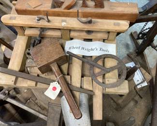81. Wheelwright’s tools. 