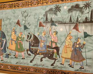 Mughal Art Panel. 