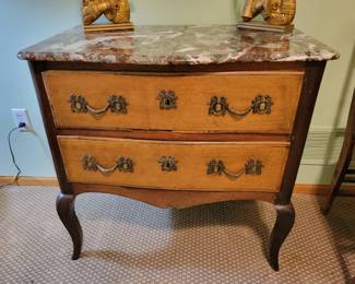 Marble topped Dresser. 