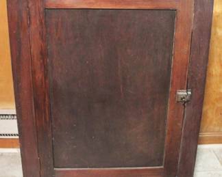 2 - 1900 Wood Pie-Safe Cabinet - 30" x 17.5" x 41.5"

