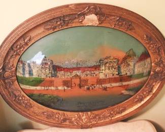 25 - Palace of Versailles Bubble Glass Framed Print 24" x 18"
