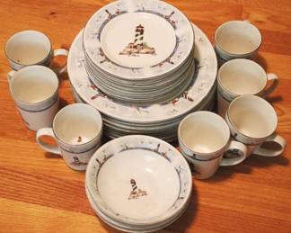 81 - 25 pc. Lighthouse Today's Home China Set
