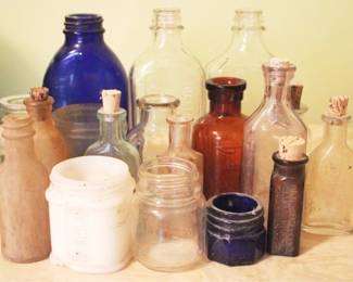 103 - Lot of Assorted Antique Medicine Bottles
