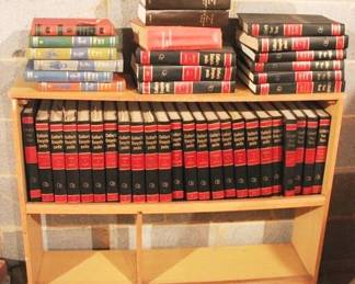 139 - Bookshelf w/ Assorted Books - 10" x 38" x 29"
