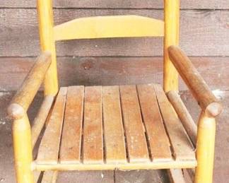 184 - Child's Rocker - 14" x 20" x 22"
