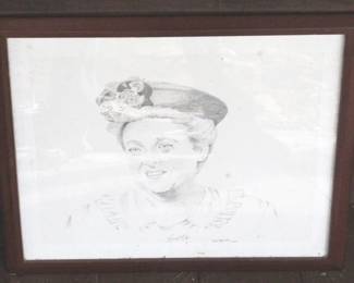 193 - Framed "Ant Bea" Print - 16" x 19.5"
