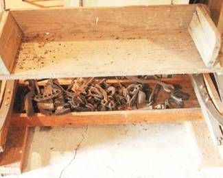 222 - Antique Carriage Bench - 42" x 22" x 25"
