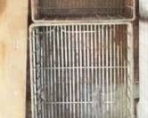 245 - 5 pc. Lot of Metal Milk Crates - 20" x 12.5"
