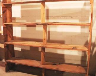 272 - Wood Shelf - 12" x 68" x 70"
