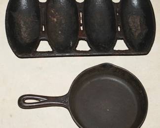 307 - 2 pc. Lot of Cast Iron Cooking Items

