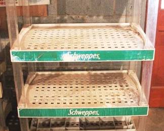 337 - Schweppes Plastic Shelf - 31" x 19" x 48"
