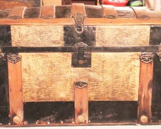 339 - Dome-Top Trunk - 30" x 21" x 15.5"
