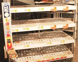 341 - "Kool-Aid" Plastic Store Shelf - 48" x 24" x 62"
