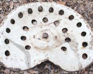 442 - Metal Tractor Seat - 18" x 14"
