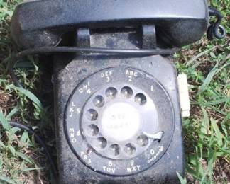 467 - Rotary Phone - 9" x 9"
