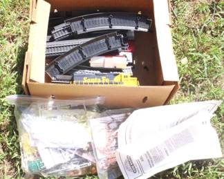 466 - Vintage Train Set in Box w/ Tracks
