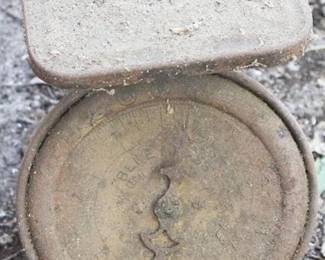 527 - Antique Scale - 7" x 8" x 9"
