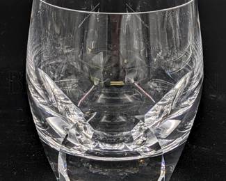 (X4) MOSER CRYSTAL TUMBLERS
W/ CERTIFICATE OF GUARANTEE & ORIGINAL BOX
PAPER LABELS AND ETCHED ON BOTTOM

"MOSER GLASSWORKS IS EXCLUSIVELY MOUTH-BLOWN AND HAND-CRAFTED FOLLOWING AN OLD ARTISTIC TRADITION"