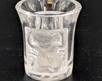 lalique crystal shot glass 