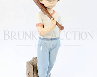 lladro baseball player 