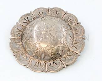 sterling concho pin