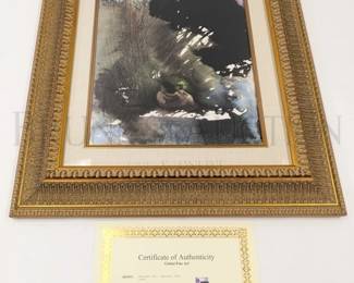 SALVADOR DALI (1904-1989) ORIGINAL MIXED MEDIA COLOR LI...