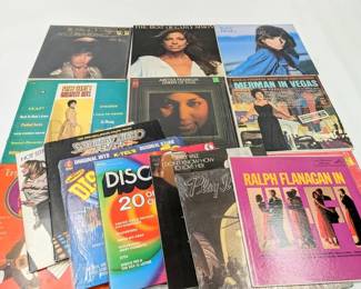 (17) VINYL RECORD ALBUMS, ASSORTED ARETHA FRANKLIN PA...