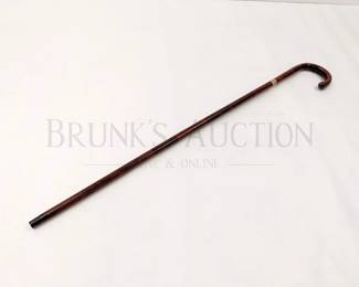 1937 GREAT LAKES EXPOSITION CROOK HANDLE WOODEN CANE "C...