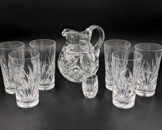 CRYSTAL DRINK SET / WATERFORD SHOT GLASS CRYSTAL DRINK SET...