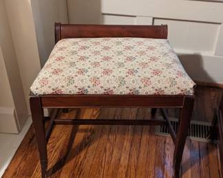 vintage stool/ottoman