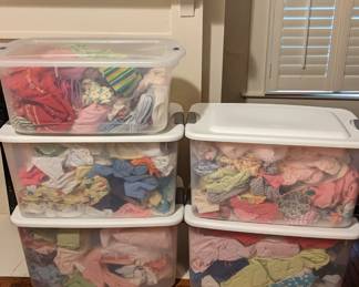 Girl's clothing sizes newborn and up