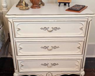 Bassett side table with drawers