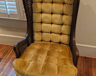 Vintage wingback chair