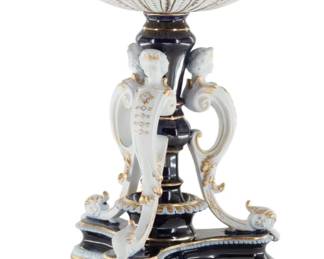 Merman's Mystique: A One-of-a-Kind Hand-Painted Porcelain Serving Bowl, No Reserve! Bid at: https://www.auctionninja.com/buyu-international/product/mermans-mystique-a-one-of-a-kind-hand-painted-porcelain-serving-bowl-200025.html