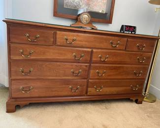 127 Durham Solid Cherry 7Drawer Lowboymin