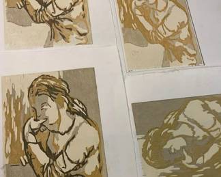 127 Fink Wistful Girl AOP Litho X4min