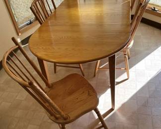 127 Oak Farmhouse Dining Table Extendedmin
