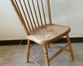 127 Oak Farmhouse Spindle Back Dining Chairmin