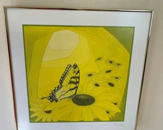 127 Peter Parnall Butterfly Lithograph min