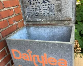 127 Vintage Dairylea Galvanized Milk Box min
