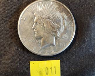 LOT 11 - 1922 PEACE DOLLAR 