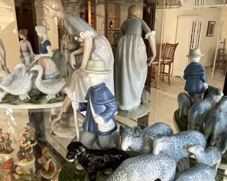 Several Lladro figurines
