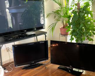 3 TV's 