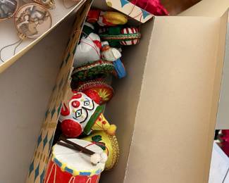 Interesting paper mache ornaments