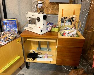 Pffaff Sewing Machine with cabinet