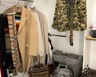 Men's clothing/ nice suitcases