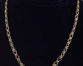 18k Gold Link Necklace