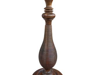 Exceptional Early 20th C Oak Pedestal Stand